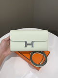 Hermes Constance To Go Vert Fizz Epsom