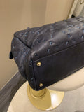 Chanel Quilted Leather Wild Stitch Shoulder Tote Dark Navy