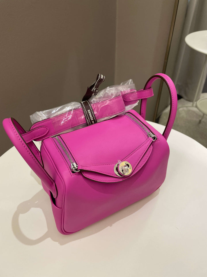 Hermes Mini Lindy Magnolia Swift