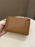 Chanel 23P Business Affinity Top Handle Vanity Rectangular Tan Caviar