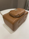 Chanel 23P Business Affinity Top Handle Vanity Rectangular Tan Caviar