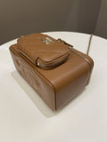 Chanel 23P Business Affinity Top Handle Vanity Rectangular Tan Caviar