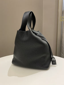 Hermes So Black Picotin Lock 18 Black Clemence