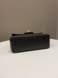 Chanel Vintage Classic Quilted Mini Square Black Lambskin