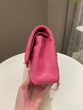 Chanel Classic Quilted Medium Double Flap Bubblegum Pink Caviar