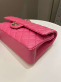 Chanel Classic Quilted Medium Double Flap Bubblegum Pink Caviar