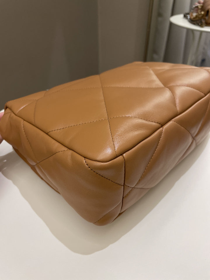 Chanel 19 Flap Bag Caramel Lambskin
