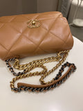 Chanel 19 Flap Bag Caramel Lambskin