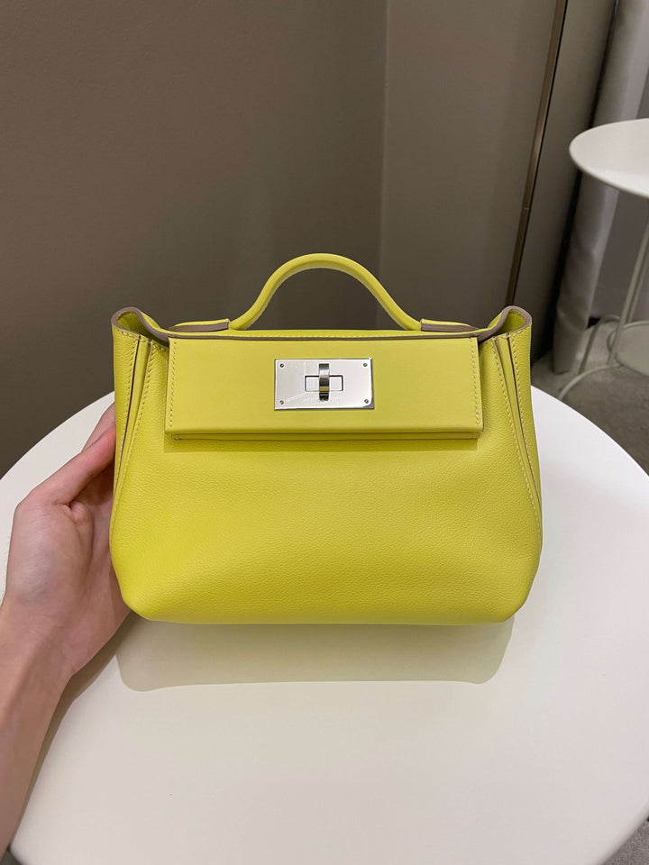 Hermes 24/24 Mini Lime Evercolor