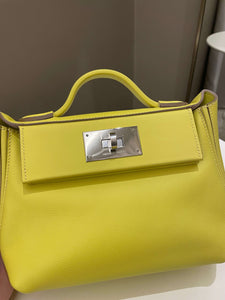 Hermes 24/24 Mini Lime Evercolor