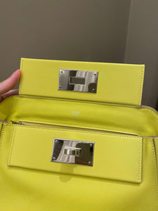 Hermes 24/24 Mini Lime Evercolor