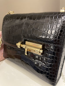 Hermes Verrou Mini Black Alligator