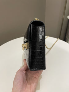 Hermes Verrou Mini Black Alligator