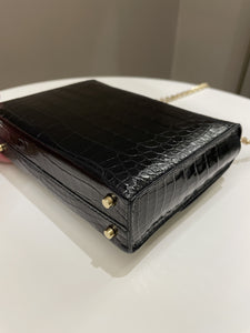 Hermes Verrou Mini Black Alligator