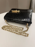 Hermes Verrou Mini Black Alligator