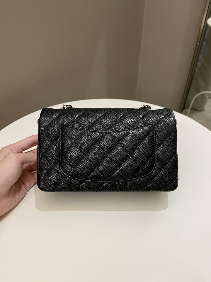 Chanel Classic Quilted Mini Rectangular Black Caviar