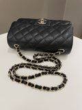 Chanel Classic Quilted Mini Rectangular Black Caviar