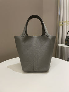 Hermes Picotin Lock 18 Gris Meyer Clemence