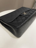Chanel Classic Quilted Jumbo Double Flap Black Caviar