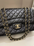 Chanel Mademoiselle Single Flap Black Lambskin