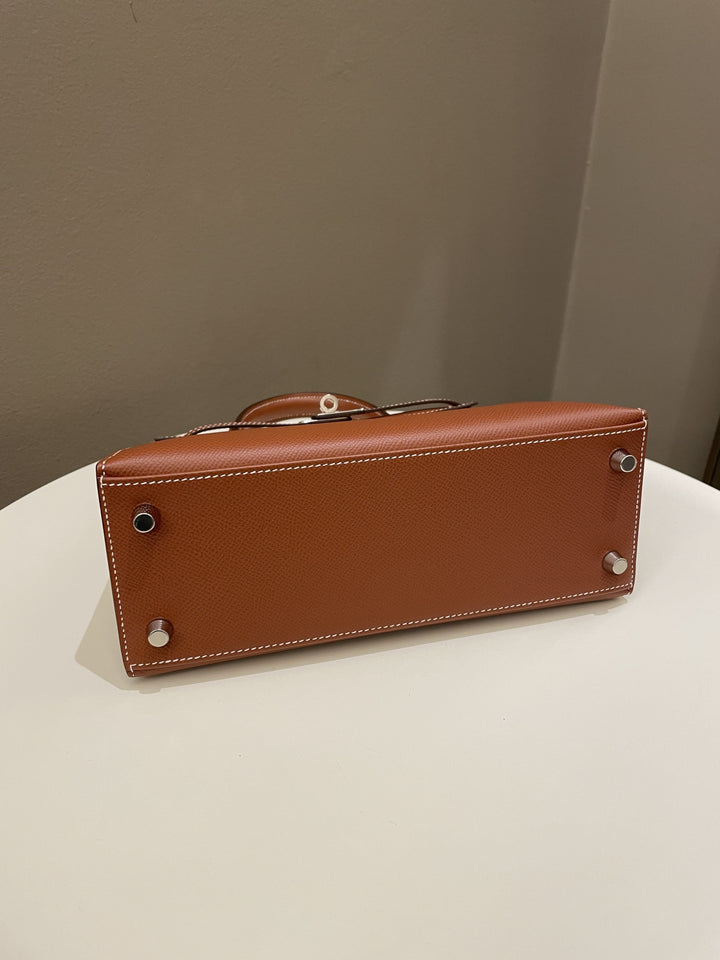 Hermes Kelly Sellier 25 Sienne Epsom