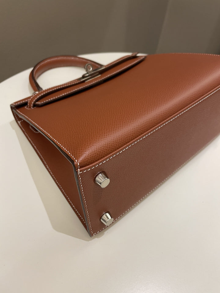 Hermes Kelly Sellier 25 Sienne Epsom