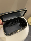 Chanel 23P Sweet Heart Vanity Rectangular Black Caviar