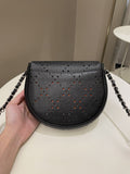 Chanel Perforated Curve Bag Black Caviar