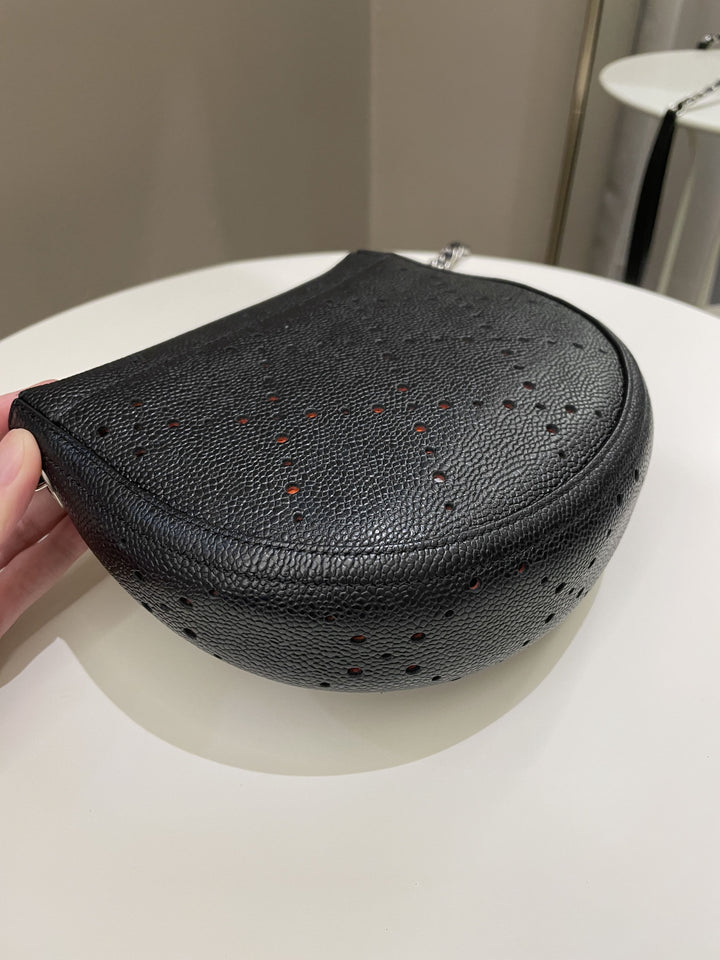 Chanel Perforated Curve Bag Black Caviar