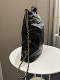 Chanel 22 Backpack Black Calfskin
