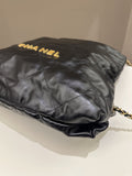 Chanel 22 Backpack Black Calfskin