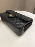 Chanel 23S Camellia Black Stiff Lambskin
