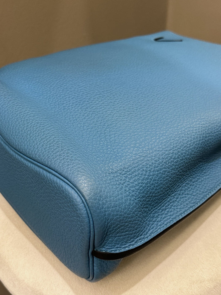 Hermes So Kelly 22 Turquoise Clemence