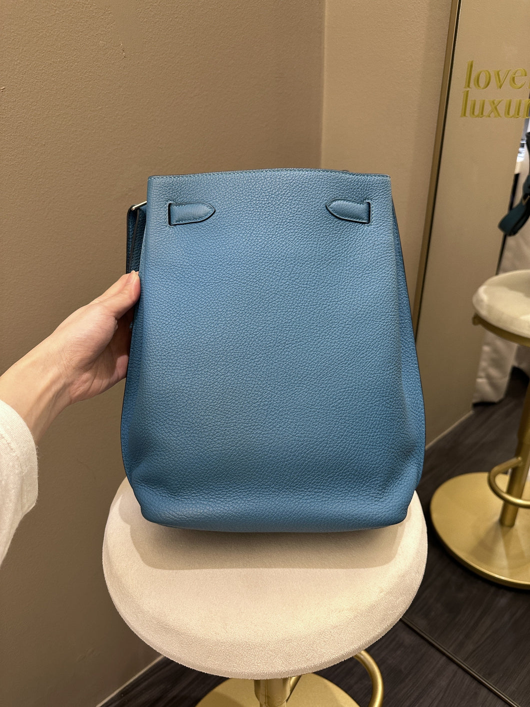 Hermes So Kelly 22 Turquoise Clemence