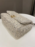 Chanel 19 Flap Bag Cream Tweed