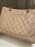 Chanel Classic Quilted GST Beige Caviar