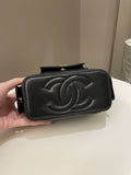 Chanel Polly Pocket Multi Pocket Vanity Case Bag Black Lambskin