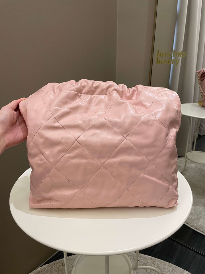 Chanel 22 Medium Nude Pink Calfskin