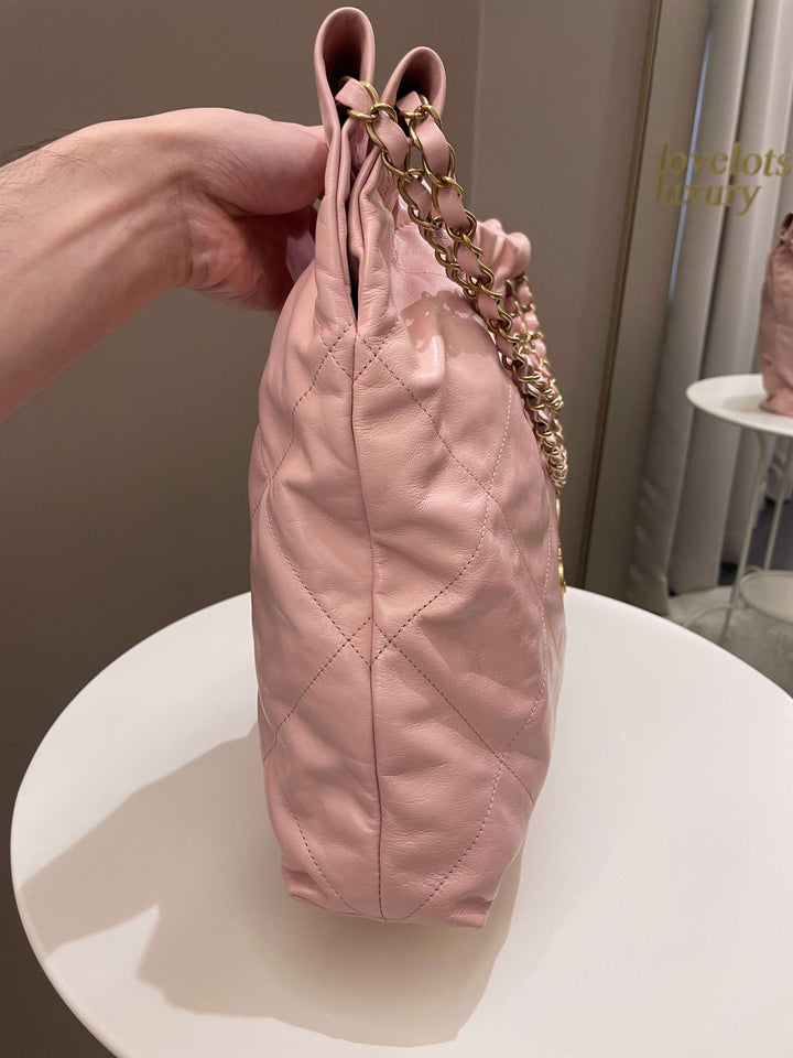 Chanel 22 Medium Nude Pink Calfskin