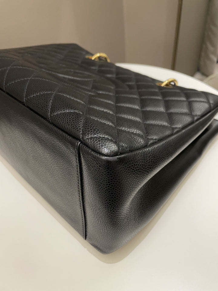 Chanel Classic Quilted GST Black Caviar