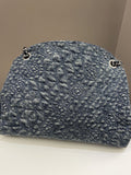 Chanel Camellia Mademoiselle Bag Blue Denim