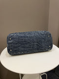 Chanel Camellia Mademoiselle Bag Blue Denim