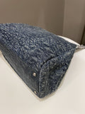 Chanel Camellia Mademoiselle Bag Blue Denim