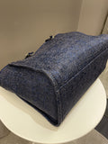 Chanel Deauville Shopper Tote Navy