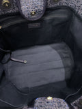 Chanel Deauville Shopper Tote Navy