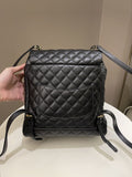 Chanel Quilted Urban Spirit Backpack Black Calfskin