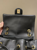 Chanel Quilted Urban Spirit Backpack Black Calfskin