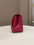 Chanel 18B Classic Quilted Mini Square Red Caviar