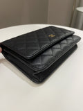 Chanel Classic Quilted Wallet on Chain Black Caviar