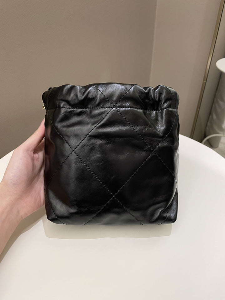 Chanel 22 Mini Black Calfskin